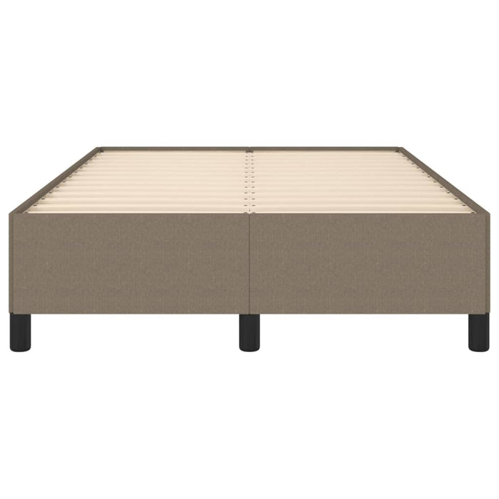 Bettgestell Taupe 120x200 cm Stoff