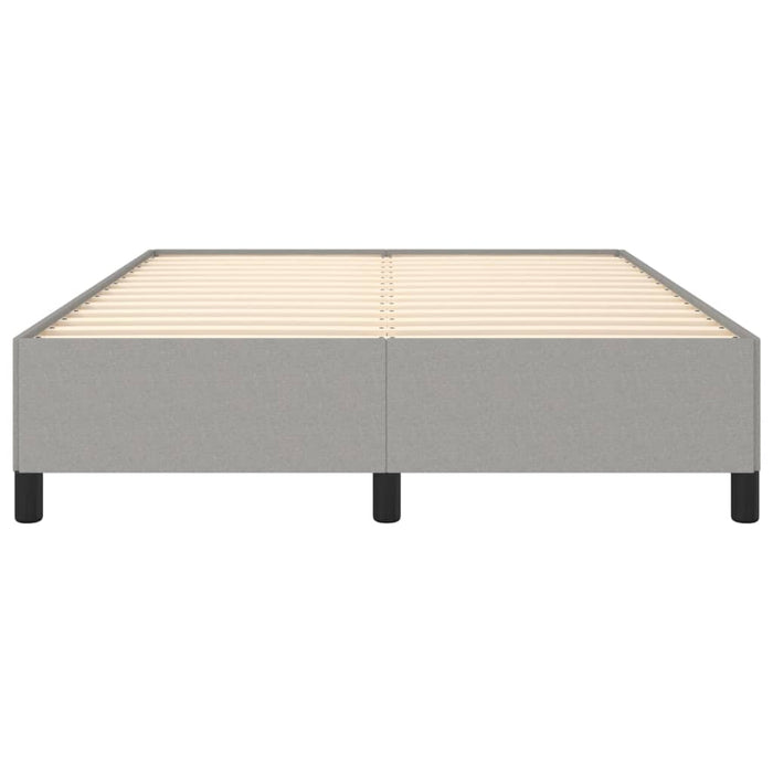 Bettgestell Hellgrau 140x200 cm Stoff