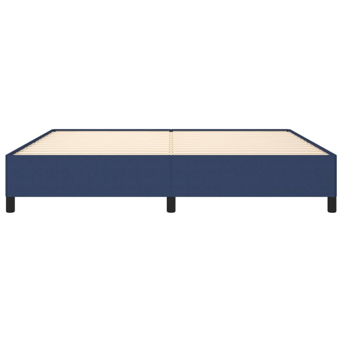 Bettgestell Blau 200x200 cm Stoff