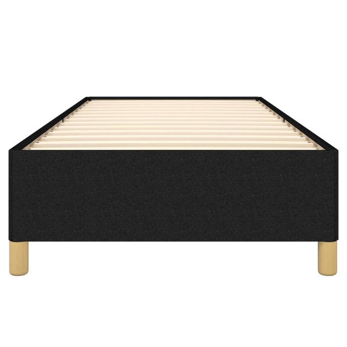 Bettgestell Schwarz 90x190 cm Stoff