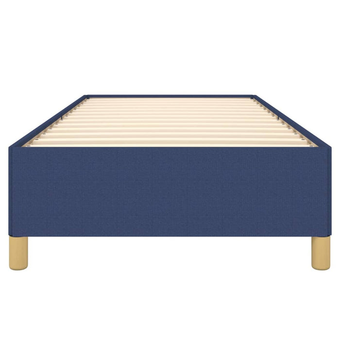 Bettgestell Blau 100x200 cm Stoff