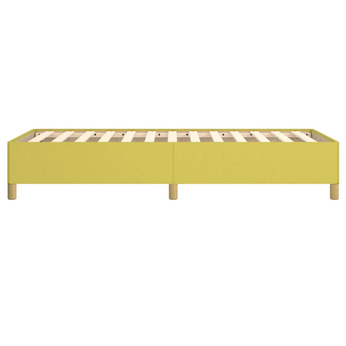 Bettgestell Grün 100x200 cm Stoff