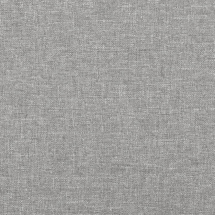 Bettgestell Hellgrau 180×200 cm Stoff