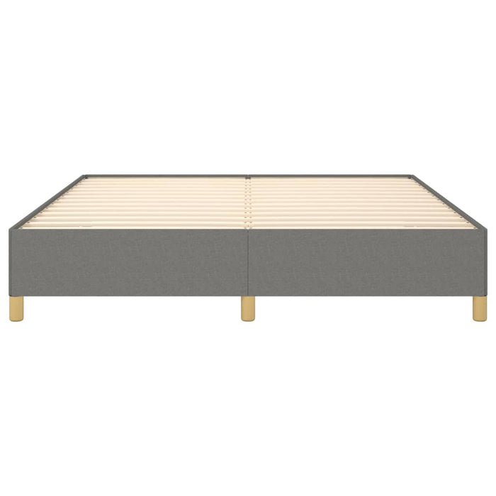 Bettgestell Dunkelgrau 180×200 cm Stoff