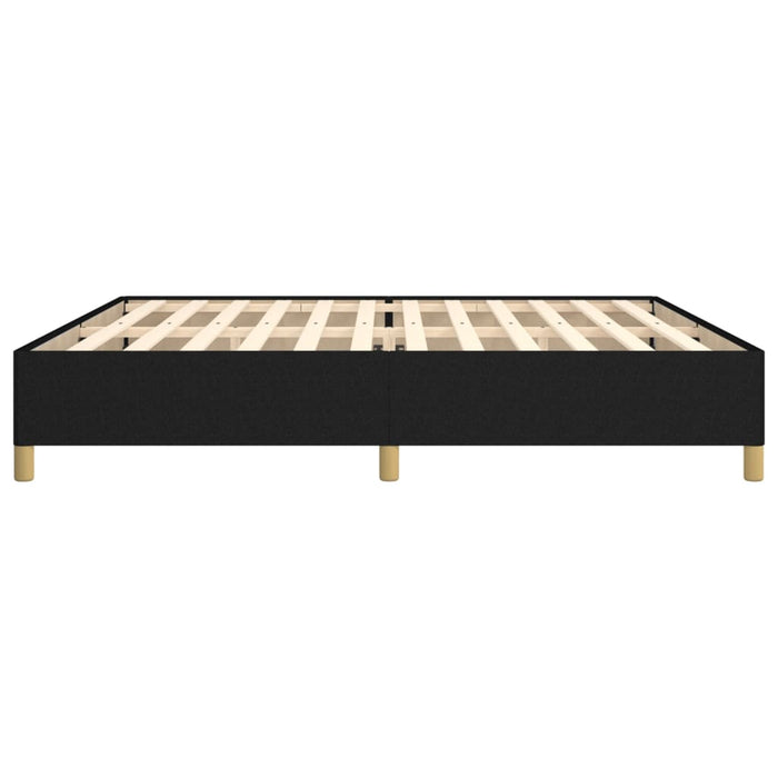 Bettgestell Schwarz 200x200 cm Stoff