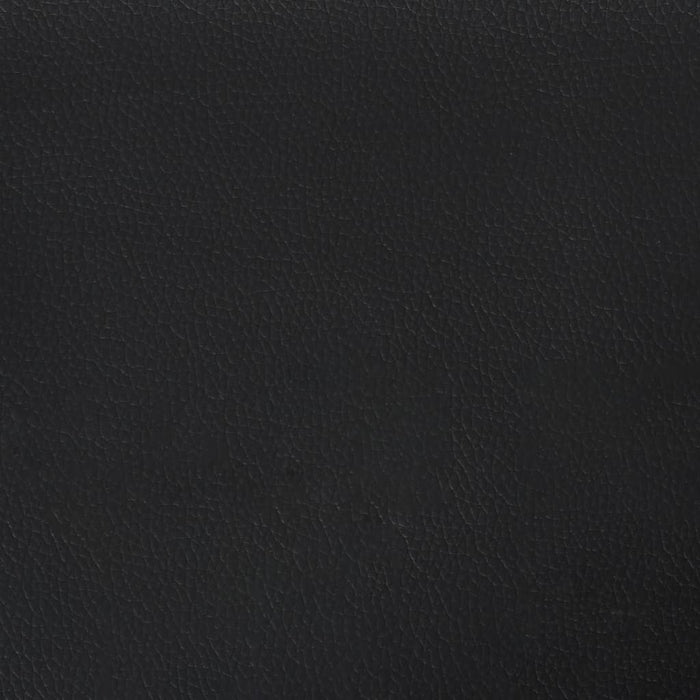 Bettgestell Schwarz 80x200 cm Kunstleder