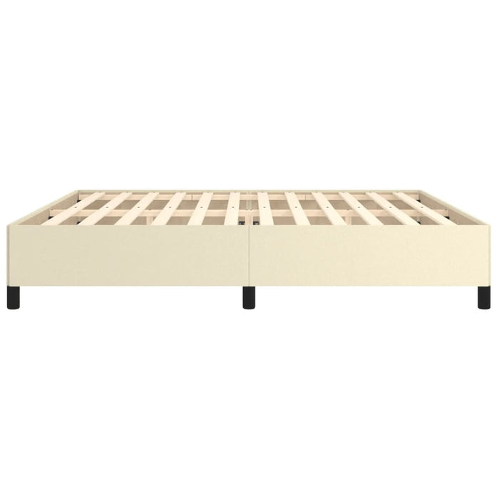 Bettgestell Creme 200x200 cm Kunstleder