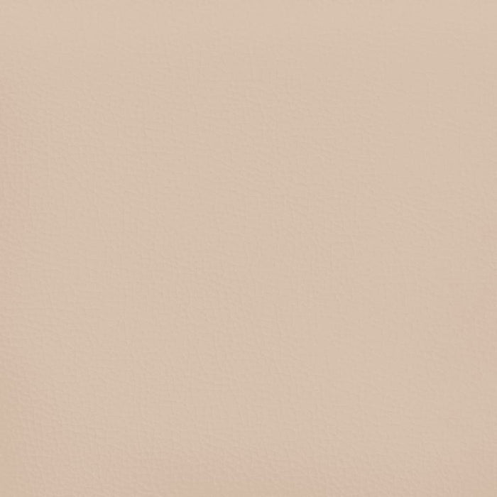 Bettgestell mit Kopfteil Cappuccino-Braun 90x190 cm Kunstleder