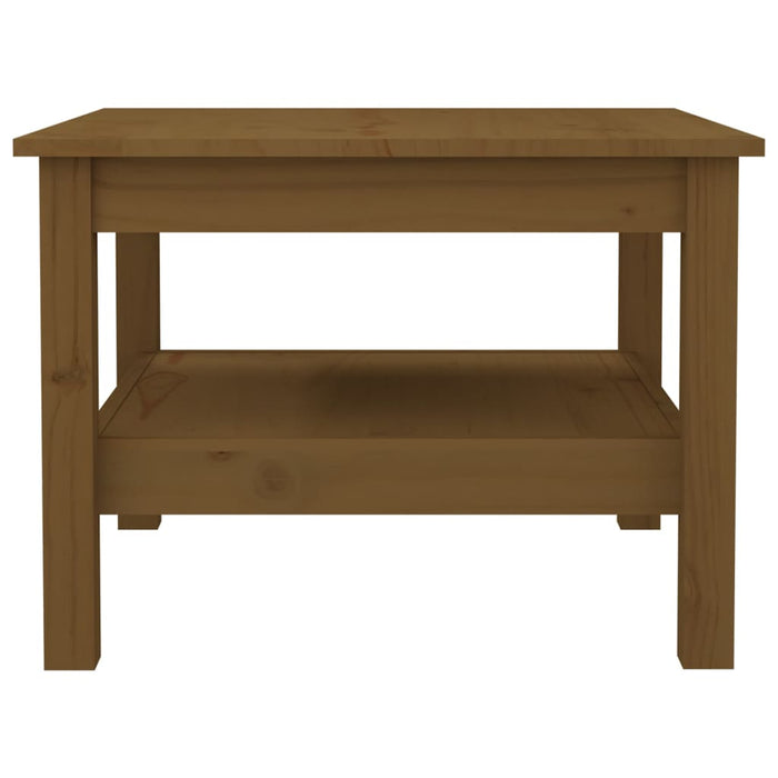 Couchtisch Honigbraun 55x55x40 cm Massivholz Kiefer