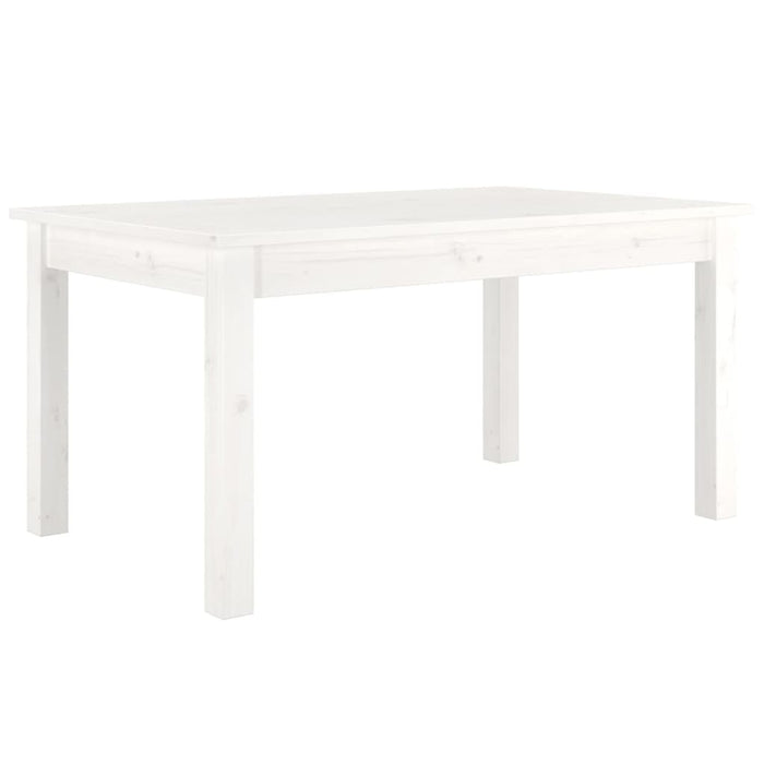 Couchtisch Weiß 80x50x40 cm Massivholz Kiefer