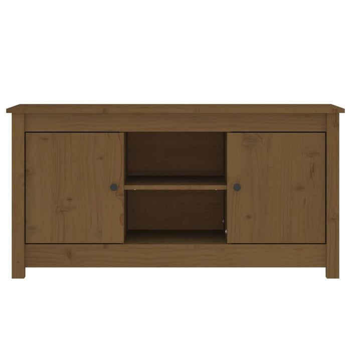 TV-Schrank Honigbraun 103x36,5x52 cm Massivholz Kiefer