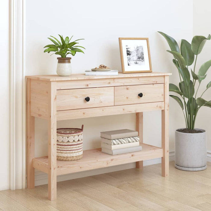Console table 100x35x75 cm solid pine wood