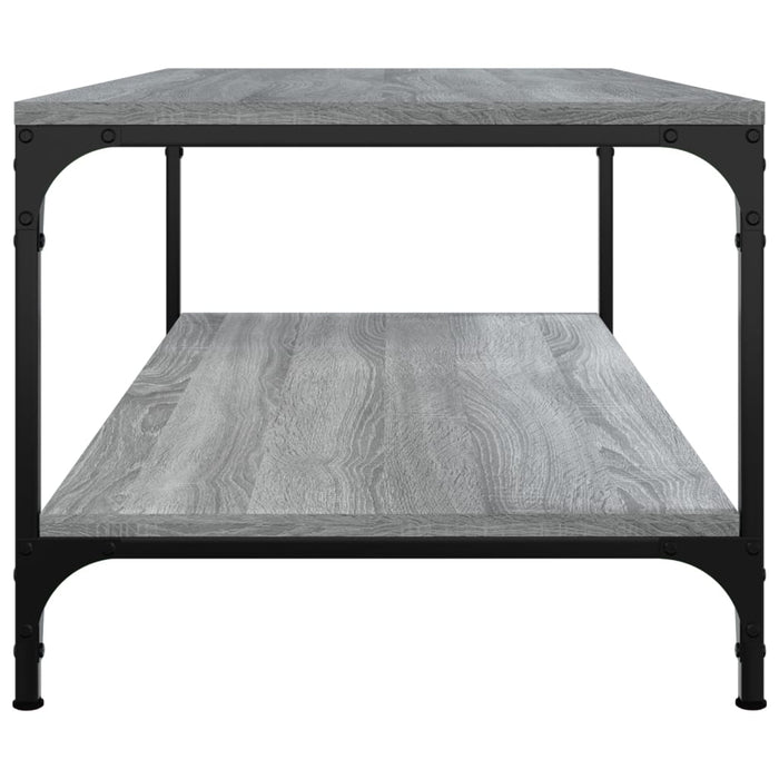 Coffee table gray Sonoma 80x50x40 cm made of wood