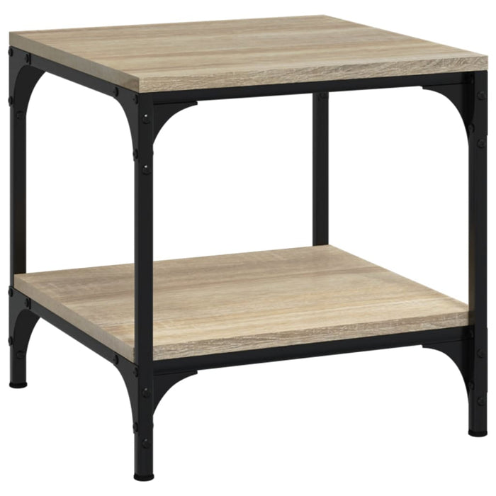 Side tables 2 pcs. Sonoma oak 40x40x40 cm wood material