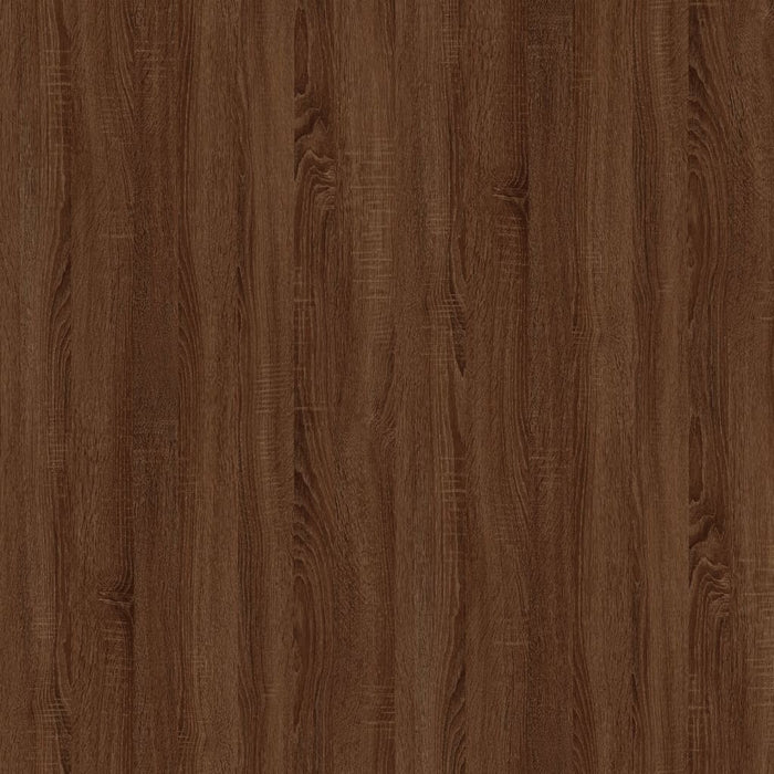 Coffee table brown oak look 100x50x35 cm wood material