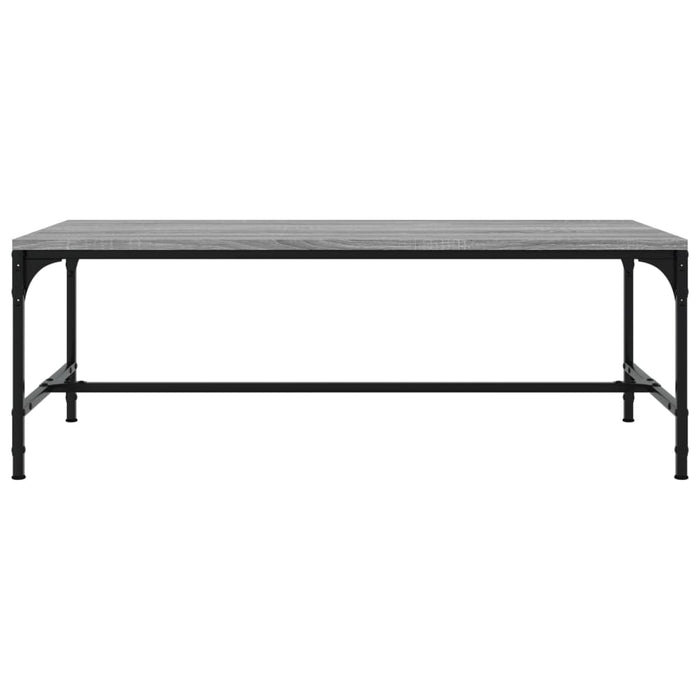Coffee table gray Sonoma 80x50x35 cm made of wood