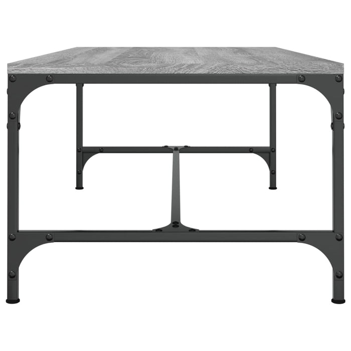 Coffee table gray Sonoma 80x50x35 cm made of wood