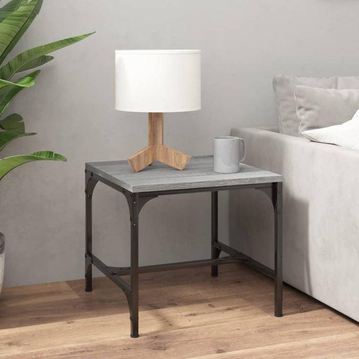 Side tables 2 pcs. Gray Sonoma 40x40x35 cm wood material