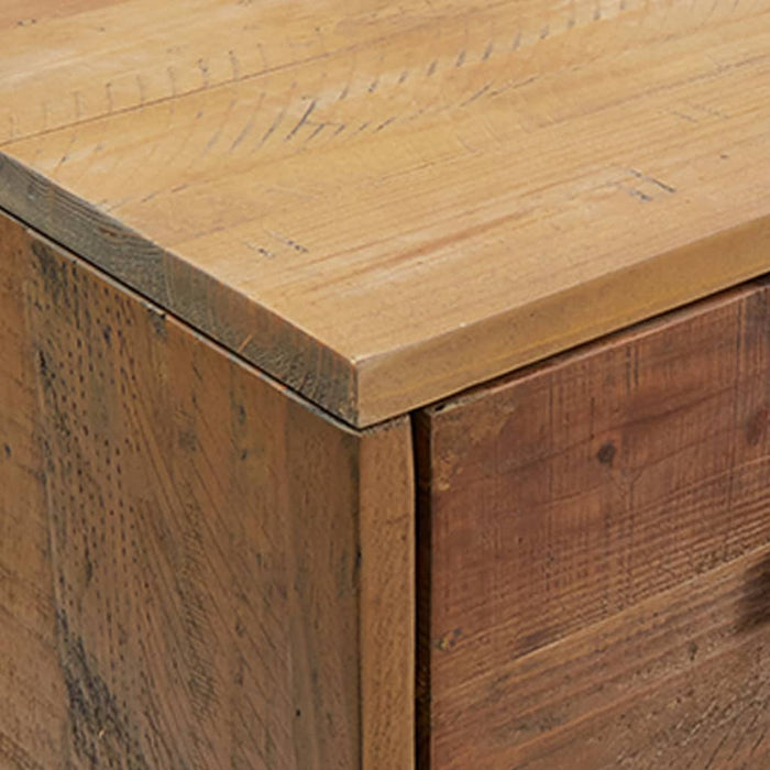 Schuhschrank 75x40x110 cm Massivholz Kiefer