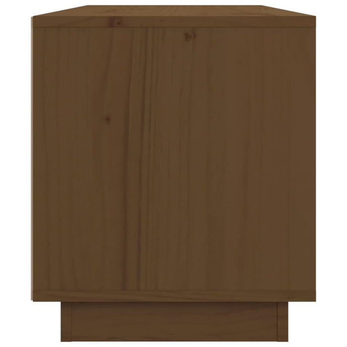 TV-Schrank Honigbraun 80x34x40 cm Massivholz Kiefer