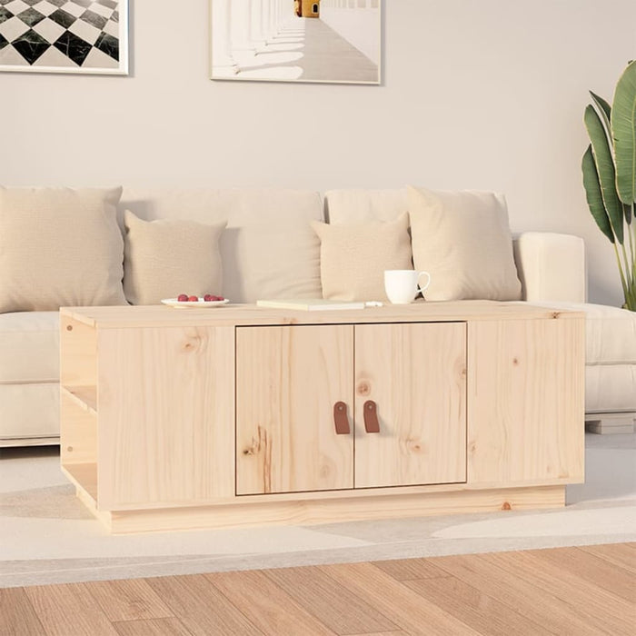 Coffee table 100x50x41 cm solid pine wood