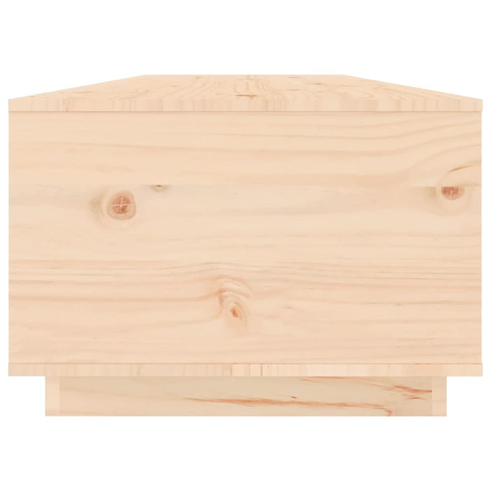 vidaXL coffee table 100x50x35 cm solid pine wood