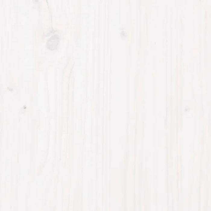 Pflanzkübel Weiß 78x40x52 cm Massivholz Kiefer