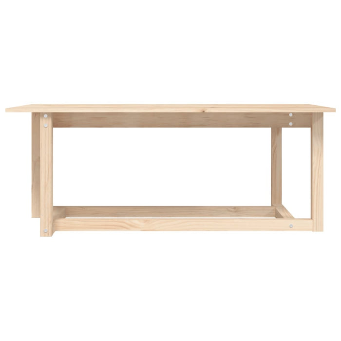 Coffee table 110x55x45 cm solid pine wood