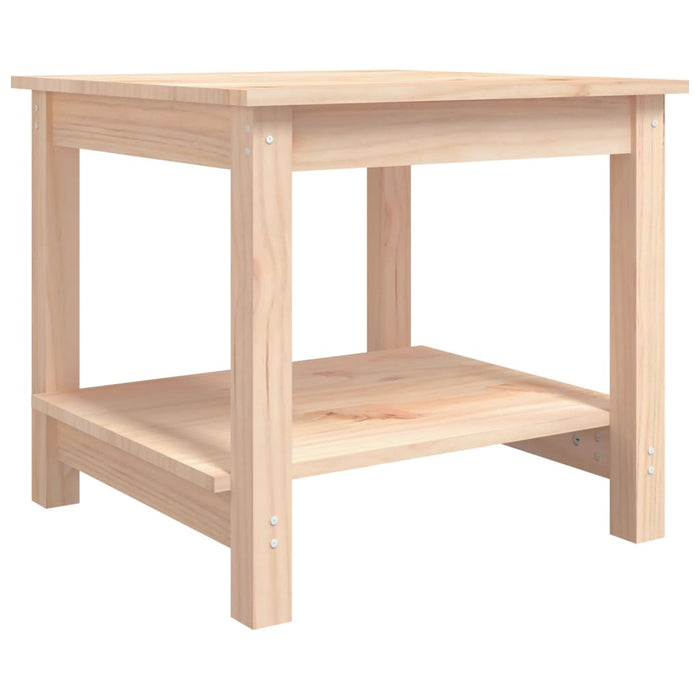 Coffee table 50x50x45 cm solid pine wood