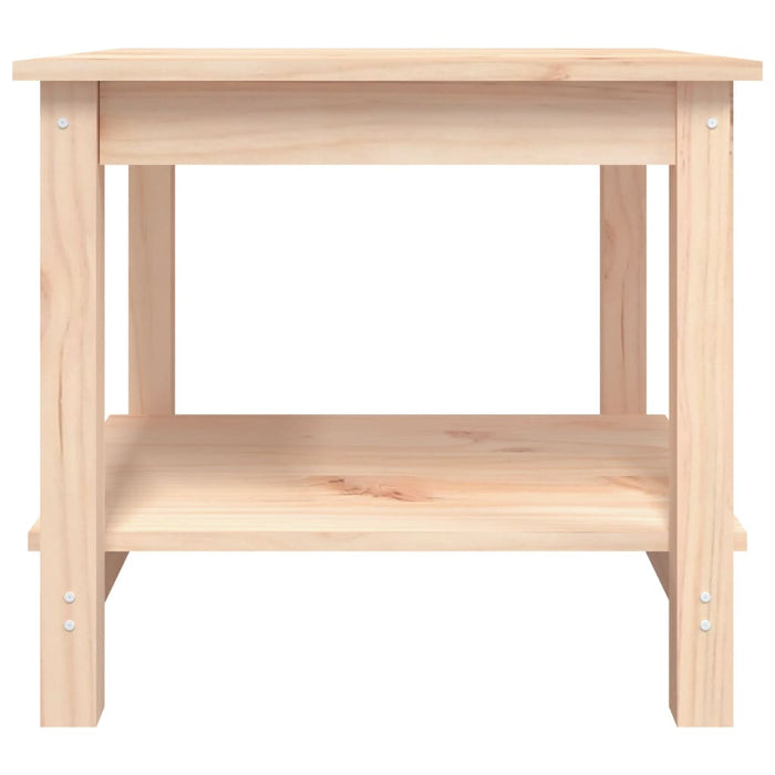 Coffee table 50x50x45 cm solid pine wood