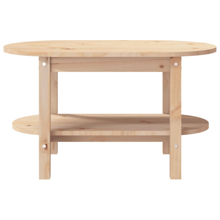 Coffee table 80x45x45 cm solid pine wood