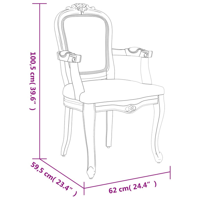 Esszimmerstühle 2 Stk. Dunkelgrau 62x59,5x100,5 cm Samt