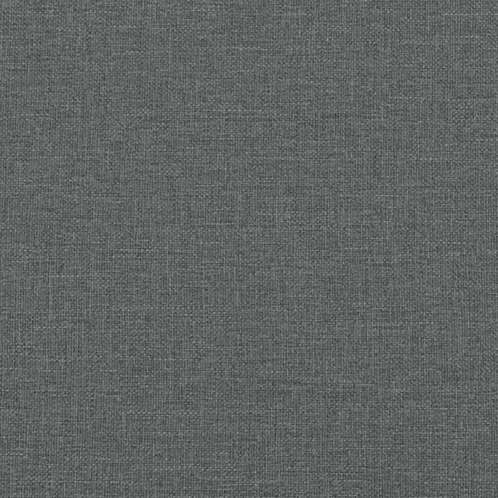 Stool with storage space dark gray 45x45x49 cm fabric