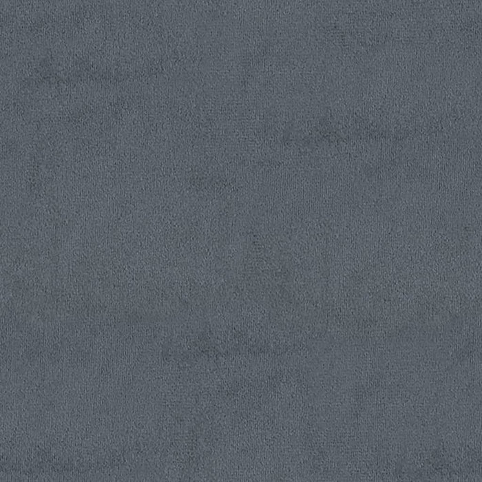 Stool with storage space dark gray 110x45x49 cm velvet
