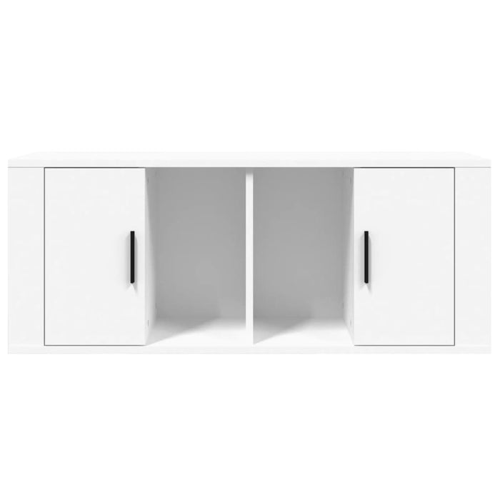 TV-Schrank Weiß 100x35x40 cm Holzwerkstoff