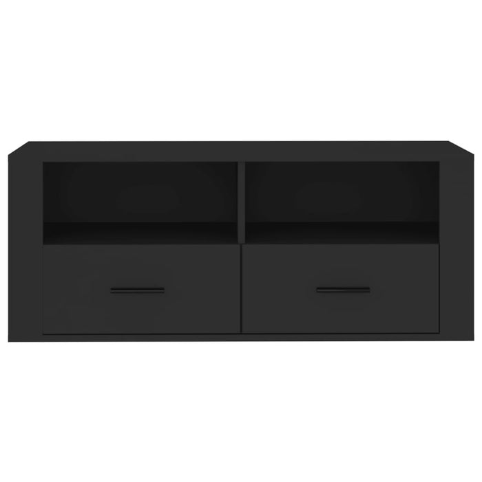 TV-Schrank Schwarz 100x35x40 cm Holzwerkstoff