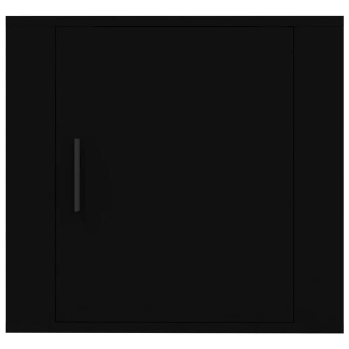 Wand-Nachttische 2 Stk. Schwarz 50x30x47 cm