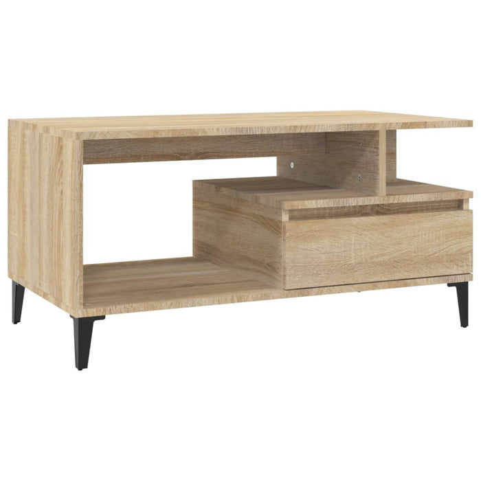 Couchtisch Sonoma-Eiche 90x49x45 cm Holzwerkstoff