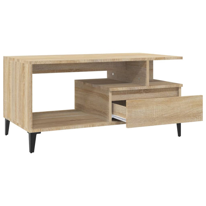 Couchtisch Sonoma-Eiche 90x49x45 cm Holzwerkstoff