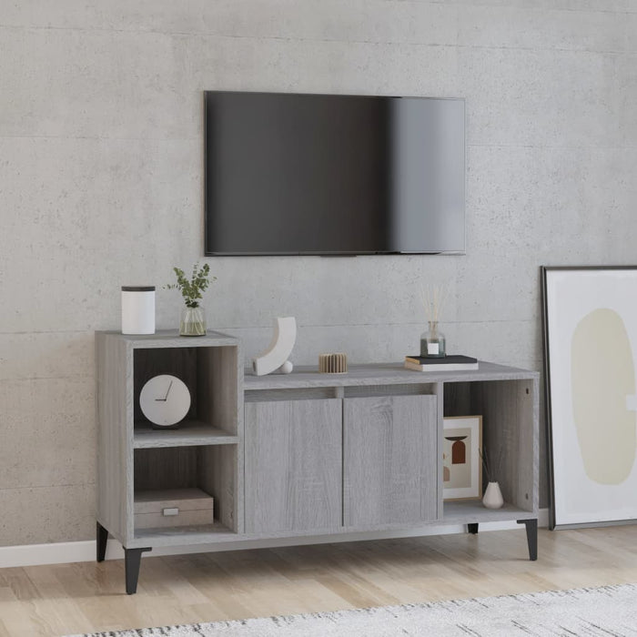 TV-Schrank Grau Sonoma 100x35x55 cm Holzwerkstoff