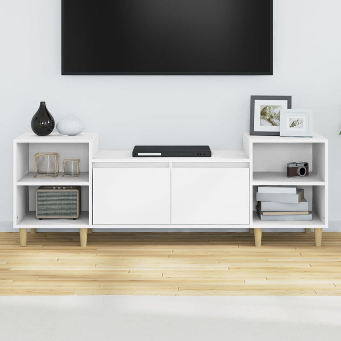 TV-Schrank Weiß 160x35x55 cm Holzwerkstoff