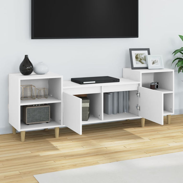 TV-Schrank Weiß 160x35x55 cm Holzwerkstoff