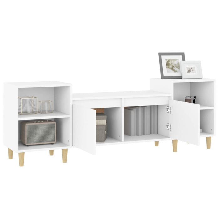 TV-Schrank Weiß 160x35x55 cm Holzwerkstoff