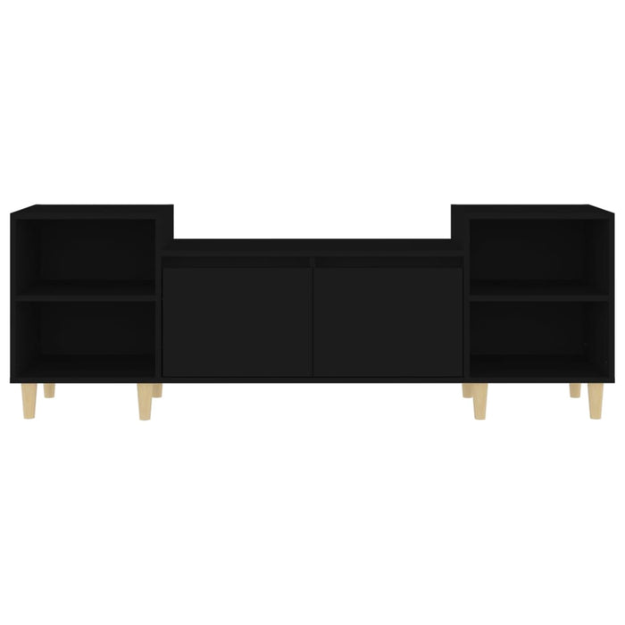 TV-Schrank Schwarz 160x35x55 cm Holzwerkstoff