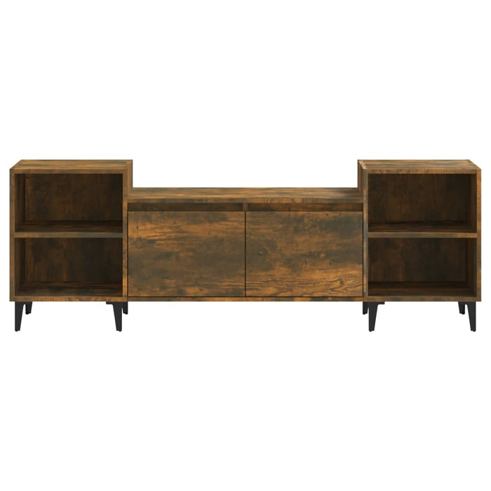 TV-Schrank Räuchereiche 160x35x55 cm Holzwerkstoff