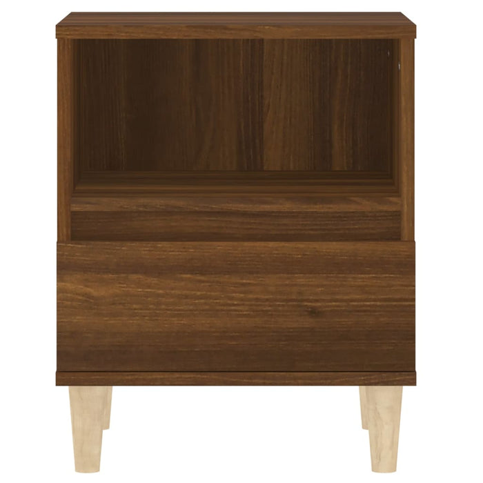 Nachttische 2 Stk. Braun Eichen-Optik 40x35x50 cm