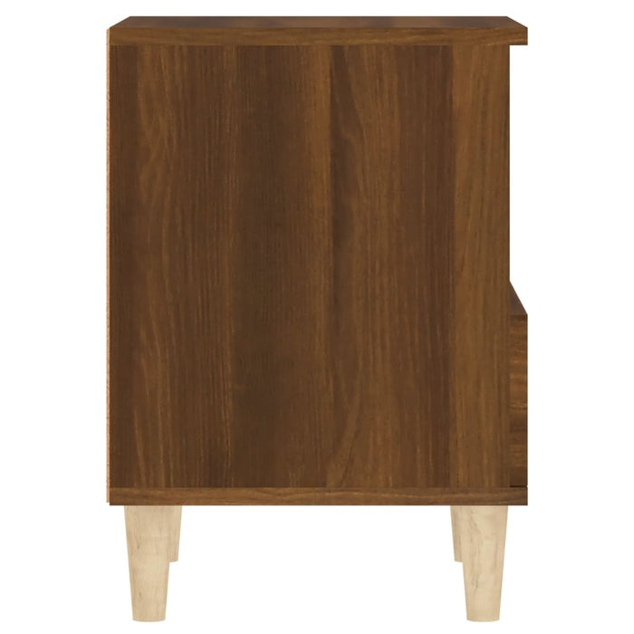 Nachttische 2 Stk. Braun Eichen-Optik 40x35x50 cm