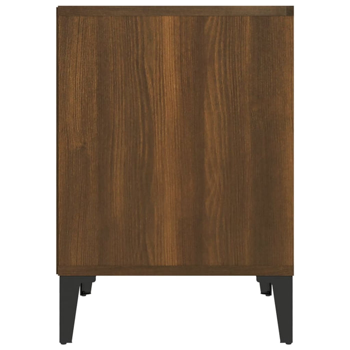 Nachttische 2 Stk. Braun Eichen-Optik 40x35x50 cm