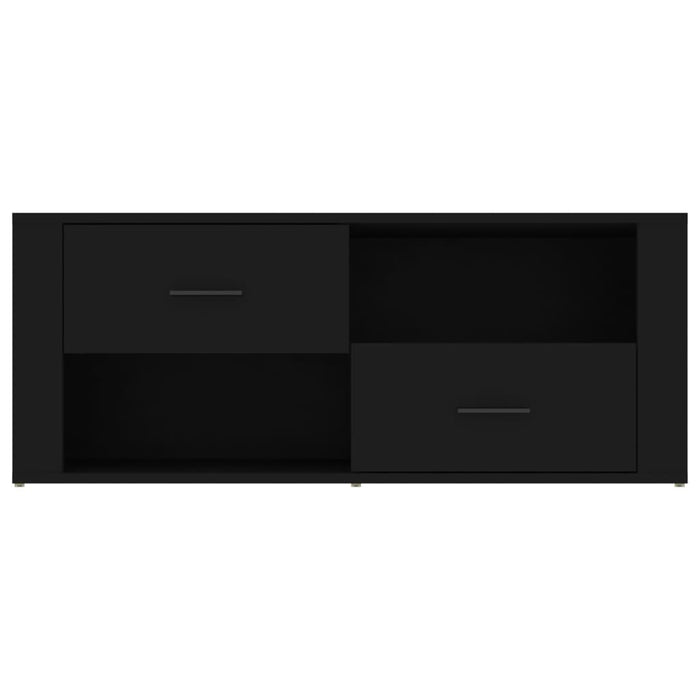 TV-Schrank Schwarz 100x35x40 cm Holzwerkstoff