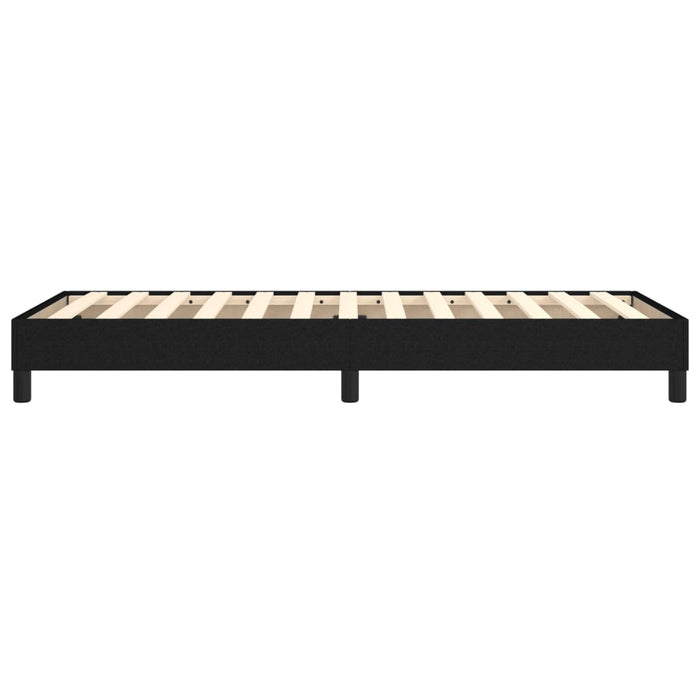 Boxspringbett Schwarz 80x200 cm Stoff